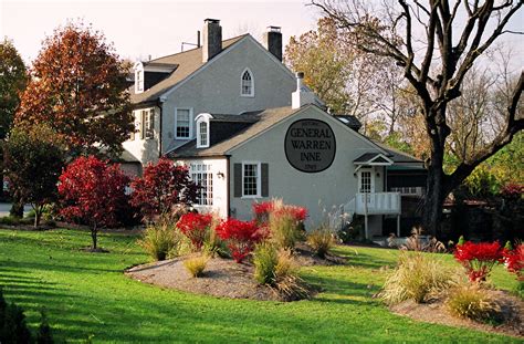 General warren inne - Chester County, located in southeastern Pennsylvania, has General Warren Inne, Faunbrook Inn, 1732 Folke Stone Bed and Breakfast, and Edges Mill Inn Bed and Breakfast. Enjoy a historic countryside ...
